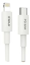 Cabo Tipo C Paralightning Super Turbo 30w Compativel Iphone A'gold - Cb132