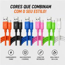 Cabo Tipo C Turbo 1.2m Reforçado Carregamento Rápido, Não Quebra Fácil