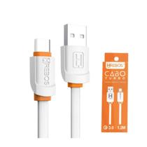 Cabo Tipo C turbo Carregador celular usb Turbo 1,2 Metro Reforçado - Hrebos