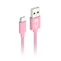 CABO TIPO C USB 2.0 AM 1m ROSA CB-C11PKX C3 PLUS CABO TIPO C USB 2.0 AM 1m ROSA CB-C11PKX C3 PLUS