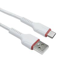 Cabo Tipo-C USB-C Para USB Turbo Emborrachado 2.4A 1,0 Metro