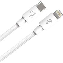 Cabo Tipo C X Lightning TCL10P 1 Metro Branco ELG