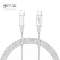 Cabo tipo-C x Tipo-C 2m Hrebos Cabo tipo-C x Tipo-C 2m Hrebos