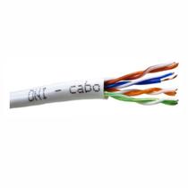 Cabo tipo UTP Branco para Alarme de Segurança Eletrônica Cat 5E - DNI 8x50 UTP BR