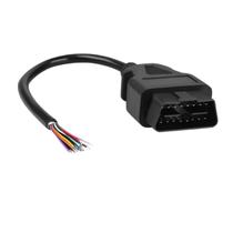 Cabo Tomada Obd2 Personalizável J1962 1 Ponta Com 16 fios e Pinos Automotivo Cabo Tomada Obd2 Personalizável J1962 1 Ponta Com 16 fios e Pinos Automotivo