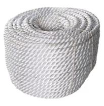 Cabo Torcido 3 P Poliéster 10 mm Não Flutuante Branco 220m Cabo Torcido 3 P Poliéster 10 mm Não Flutuante Branco 220m