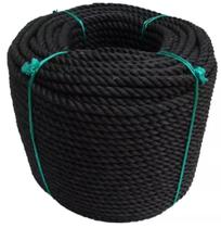 Cabo Torcido 3 P Poliéster 10 mm Não Flutuante Preto 220m