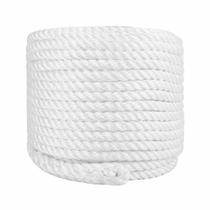 Cabo Torcido Polipropileno 12mm Branco Para Atracação Cabo Torcido Polipropileno 12mm Branco Para Atracação