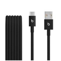 Cabo trançado de USB-A para USB-C da Beats (1,5 m), Preto-relâmpago