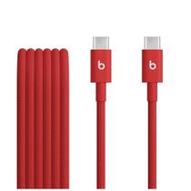 Cabo trançado de USB-C para USB-C da Beats (1,5 m), Vermelho elétrico