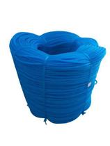 Cabo Trançado Monofilamento 03mm Azul Pesca Rolo Com 3kg