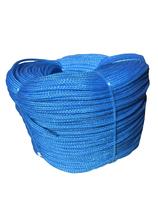 Cabo Trançado Monofilamento 06mm Azul Pesca Rolo Com 4kg