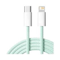 Cabo Trançado USB-C PD De Carregamento Rápido 35W Para iPhone 13 14 pro Max 11 12 Mini X XR XS Max 7
