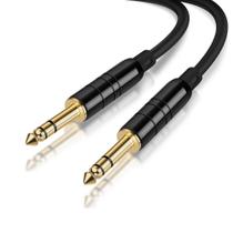 Cabo TRS Cable Creation de 6,35 mm macho estéreo de 50 pés, pacote com 2