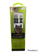 Cabo Turbo 3.0a 2 Metros Usb/micro Usb X Cell Xc-cd-15 Preto Android