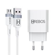 Cabo + Turbo Carregador Micro-usb V8 Carga Rápida e Dados