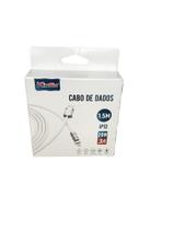 Cabo turbo celular Lightning 3A 1,5m carregador branco