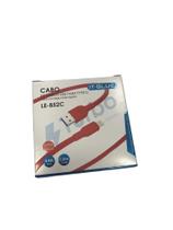Cabo Turbo Celular Typec Usb 4.8a 1,2m Carregador Le852c vermelho