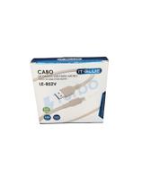 Cabo turbo celular V8 USB 4.8 1.2m cinza