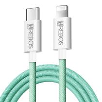 Cabo Turbo Colorido Compatível Com Lightning 2 Metros Nylon Cabo Turbo Colorido Compatível Com Lightning 2 Metros Nylon