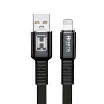 Cabo Turbo Hrebos Cb-221i Futuristic Usb P/ Lightng 2m Preto Cabo Turbo Hrebos Cb-221i Futuristic Usb P/ Lightng 2m Preto