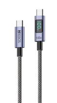 Cabo Turbo Hrebos Cb-389c Volt Vision 100w Usb-c P/ Usb-c 2m Cabo Turbo Hrebos Cb-389c Volt Vision 100w Usb-c P/ Usb-c 2m
