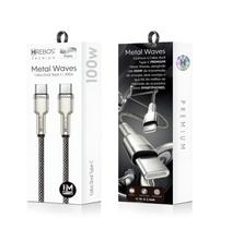 Cabo Turbo Metal Waves Tipo C Tipo C Hrebos Premium CB-351C