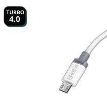 Cabo Turbo Micro Usb V8 Dados E Carregador 1 Metro Android