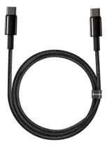 Cabo Turbo Usb-c P/ Usb-c Baseus Tungsten Gold 100w 1m Turbo