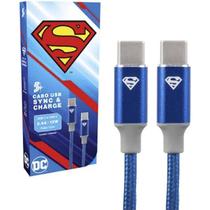 Cabo Turbo USB-C Para USB-C Superman Reforçado 5+ 018-0903 Cabo Turbo USB-C Para USB-C Superman Reforçado 5+ 018-0903