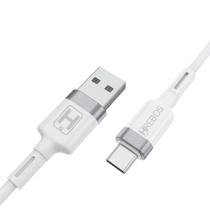 Cabo Turbo USB Para Tipo C 3 Metros Rush Hrebos HS251 Cabo Turbo USB Para Tipo C 3 Metros Rush Hrebos HS251