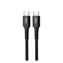 Cabo Type C Para Type C 30W 1 Metro OEX CE208 Preto