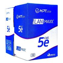 Cabo u/utp 24awgx4p cat.5e cmx preto (cx 305m) mpt Cabo u/utp 24awgx4p cat.5e cmx preto (cx 305m) mpt