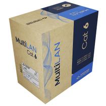 Cabo U/UTP Cat6 CM Multilan Vermelha 305 Metros 23400216 Furukawa