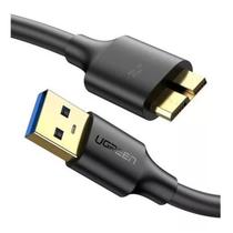 Cabo Ugreen Micro Usb 3.0 P/ Samsung S5 Note3 Hd Externo 1m