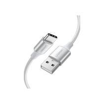 Cabo Ugreen USB-A/USB-C 3A US288 1M SLV-60131 - Prata Cabo Ugreen USB-A/USB-C 3A US288 1M SLV-60131 - Prata