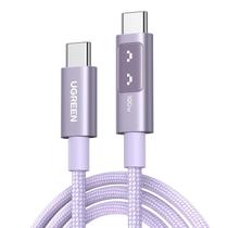 Cabo Ugreen Usb C 100W (2M, Roxo) Suporta Galaxy 45W 25W S25 Cabo Ugreen Usb C 100W (2M, Roxo) Suporta Galaxy 45W 25W S25