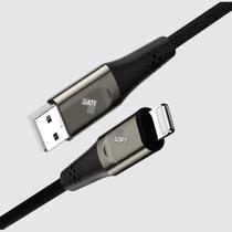 Cabo Ultra Stronger USB MFI 2m preto Cabo Ultra Stronger USB MFI 2m preto