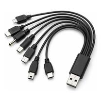 Cabo usb 10 em 1 multi conectores tipo c mini p4 Cabo usb 10 em 1 multi conectores tipo c mini p4