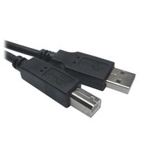 Cabo USB 2.0 a Macho + B Macho 3 Metros Preto PLUS Cable