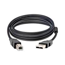 Cabo USB 2.0 AM+BM 1.5m para Impressoras