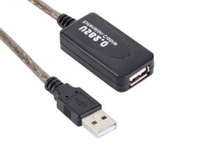 Cabo usb 2.0 extensor amplificado a macho x a fêmea de 10m Cabo usb 2.0 extensor amplificado a macho x a fêmea de 10m