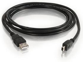 Cabo Usb 2.0 Macho X Usb Mini 5 Pinos Macho 1.5m V3 Preto