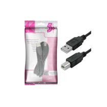 Cabo usb 2.0 p/impressora 2m preto 018-1403 - 5+