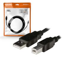 Cabo Usb 2.0 Para Impressora Am X Bm 3,0M Preto Plus Cable