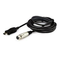 Cabo USB 2.0 para XLR Fêmea Alta Qualidade e Conector Canon - Penton