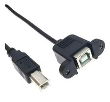 Cabo usb 2.0 tipo-b macho/femea 50cm para painel