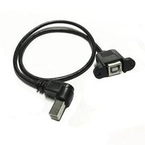 Cabo usb 2.0 tipo-b macho/femea 50cm para painel