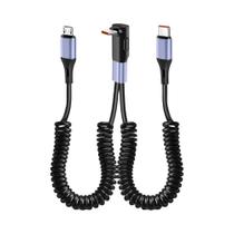 Cabo USB 2 Em 1 Com Carregamento Rápido, USB a Para Tipo C, Micro Para Tipo C Para iPhone 15 16 Cabo USB 2 Em 1 Com Carregamento Rápido, USB a Para Tipo C, Micro Para Tipo C Para iPhone 15 16