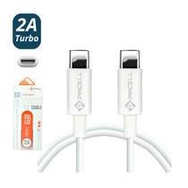 Cabo usb 2 pontas tipo-c para Samsung M51 A72 S10 Lite - Pmcell